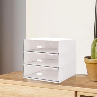 Compact Desk Organizer with Multiple Drawers for Home Office Storage