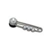 Crocs Pearl Silver Pin Zibbitz Charm 10013765
