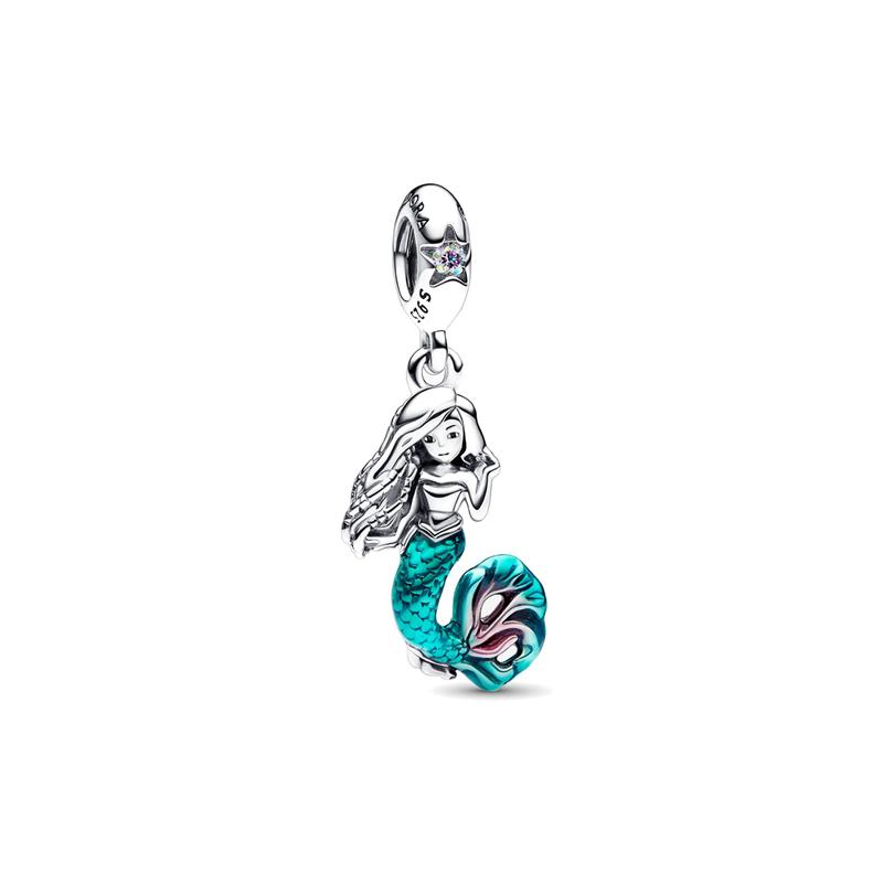 Pandora Disney s Little Mermaid Ariel 925 Silver Jewelry Accessories Women s Silver 792695C01 серебряный
