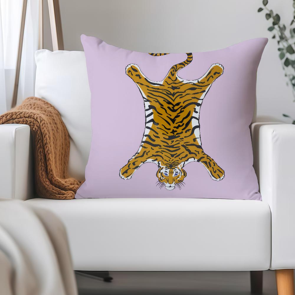 Cool Tiger J-Jonathan Pillow Case Applicable Space For Guest Rooms Interiors Cars Office House Decoration