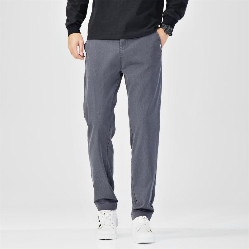 Pants Men's Autumn and Winter New Business Casual Pants Loose Straight Men's Fashion Versatile Boys' Long Pants