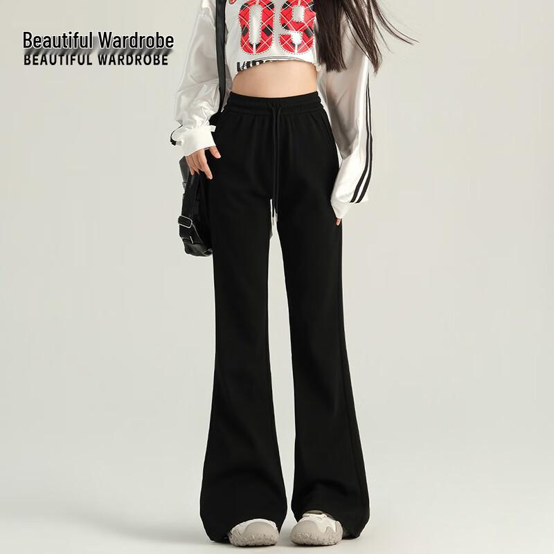 

Women s High-Waisted Straight-Leg Casual Trousers M