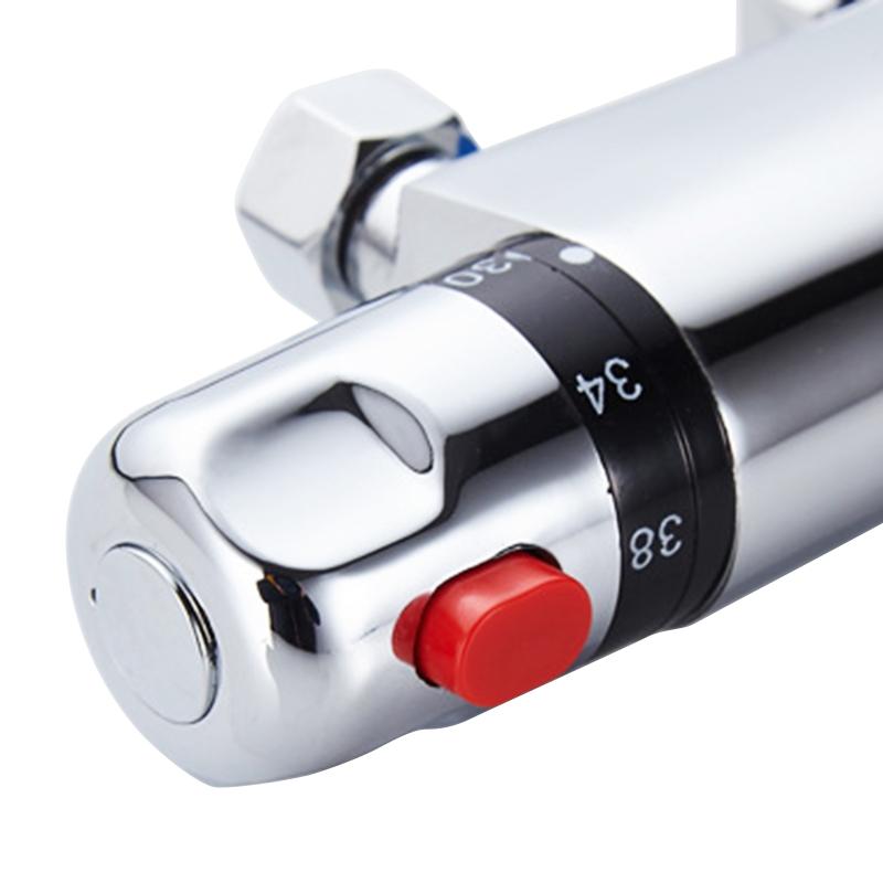 Koupelnová termostatická sprchová baterie pro ventil Nerezová ocel Voda Sprchová baterie Regulace teploty pro ventil pro S