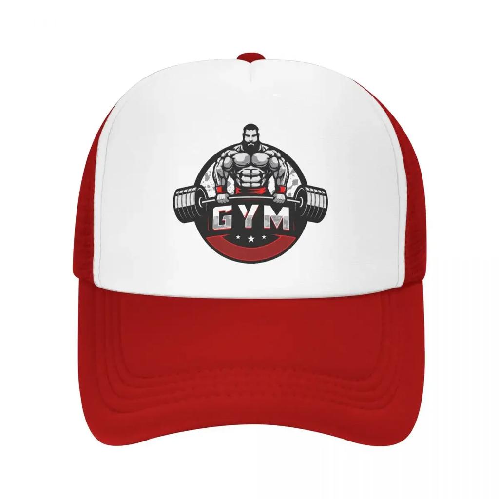 Custom Fashion Unisex Bodybuilding Gym Trucker Hat Adult Fitness Muscle Adjustable Baseball Cap Unisex Women Hip Hop Dad Hat