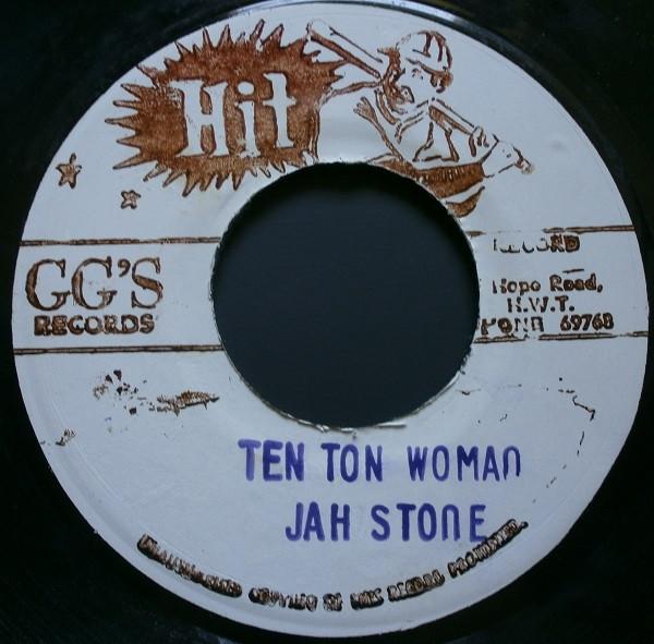 

7inch Record JAH STONE - Ten Ton Woman NONE Hit Jamaica Reggae, Ska & Dub Used