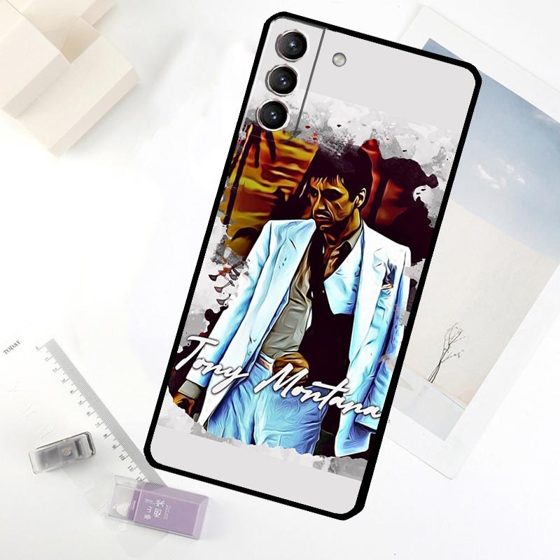 Scarface Tony Montana Phone Case For Samsung Galaxy S25 FE S20 FE S21 S22 S23 S24 S25 S26 Ultra S10 S25 Plus Cover