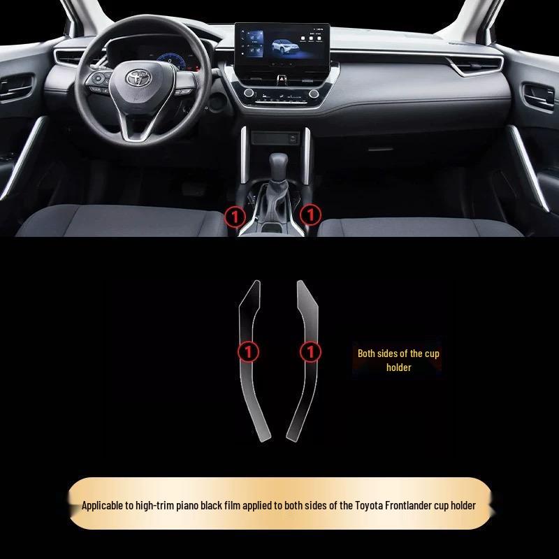 

Toyota Frontlander Interior Protective Film Set - HD Clear Console, Gear Shift & Dashboard Decor