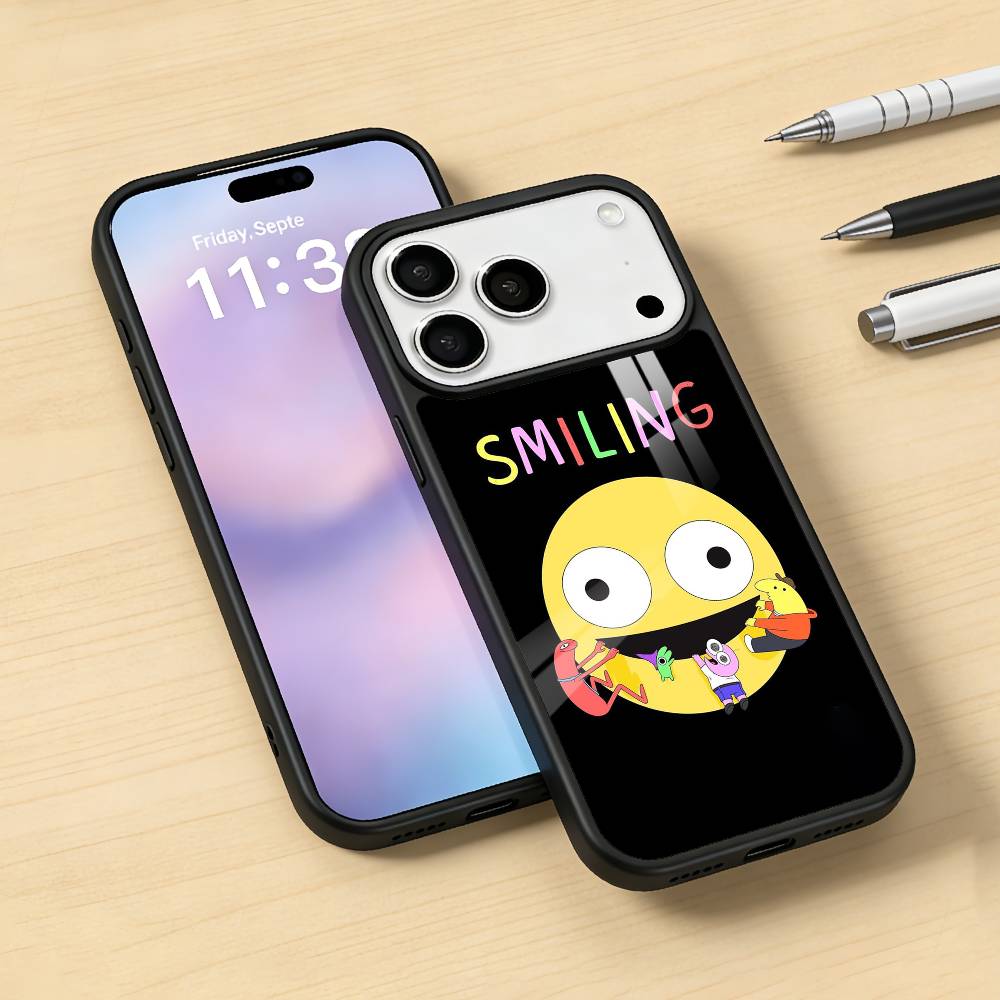 S-Smiling F-Friends Pim Charlie Phone Case For iPhone 17,16,15,14,13,12,Pro,Max For Magsafe Magnetic Wireless Charging