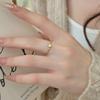 S925 Sterlingsilber Herz Offener Ring - Einfaches Design für Damen
