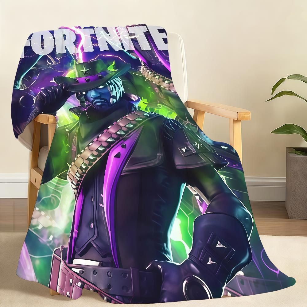 Hot Game F-FORTNITE-S Blanket Soft Throw Blanket for Home Bedroom Bed Sofa Picnic Travel Office Rest Cover Blanket Gift