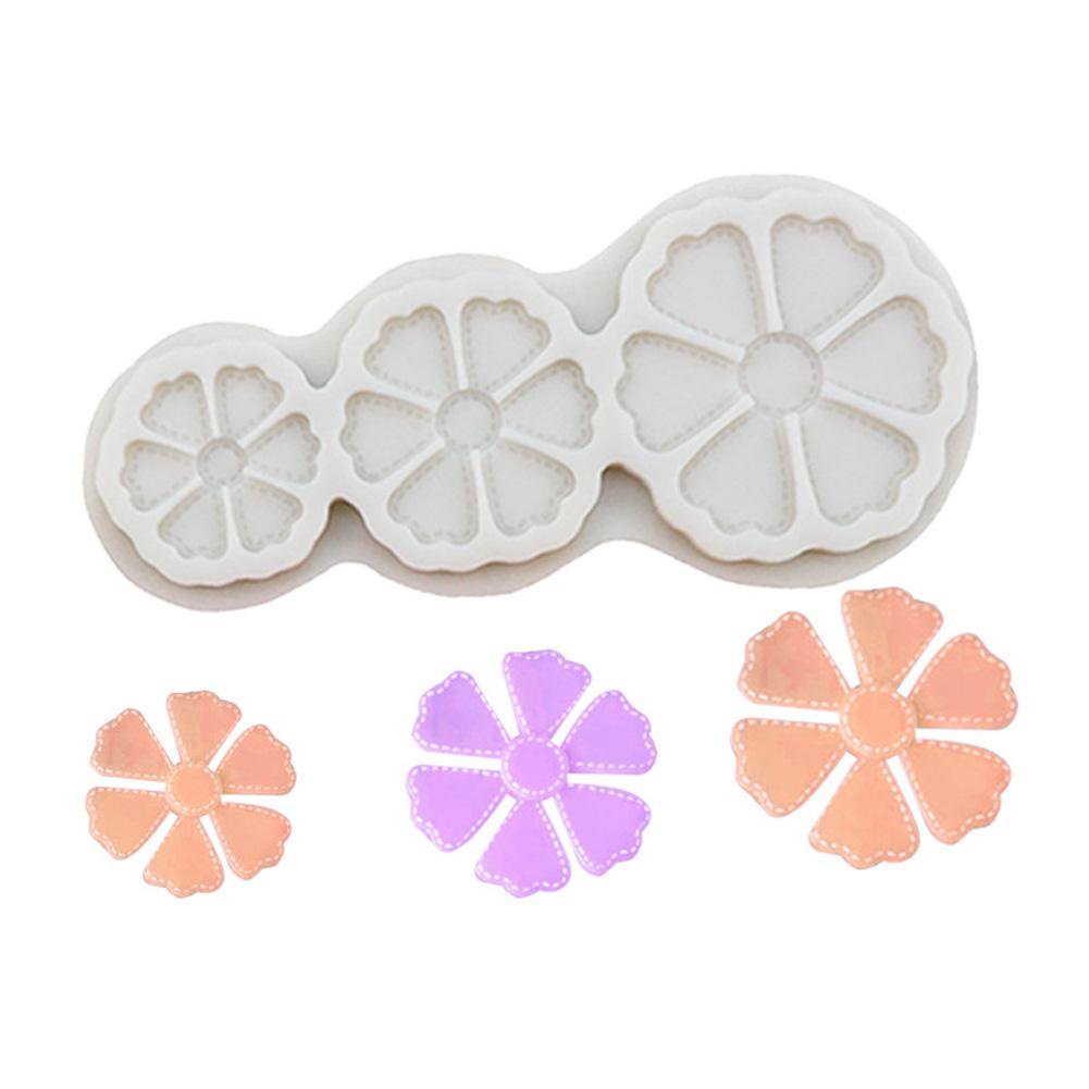 Silicone Molds Flower Shape Fondant Craft Cake Candy Chocolate Sugarcraft Ice Pastry Baking Mould