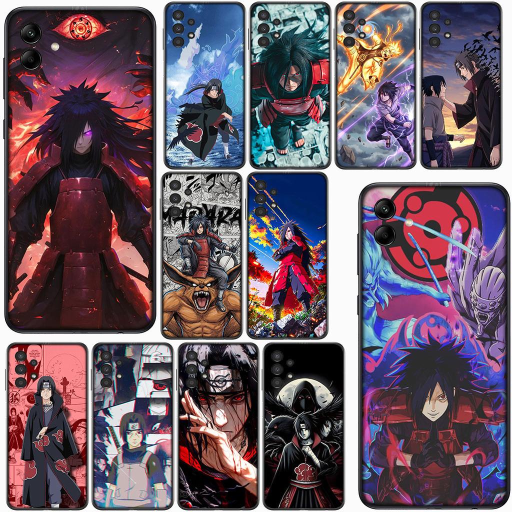 for Samsung Galaxy A56 A26 A36 A10 A20 A30 A31 A32 A50 A55 A52 A53 A33 A12 A14 Phone Case Madaras Sasuke Narutos Akatsuki Itachi