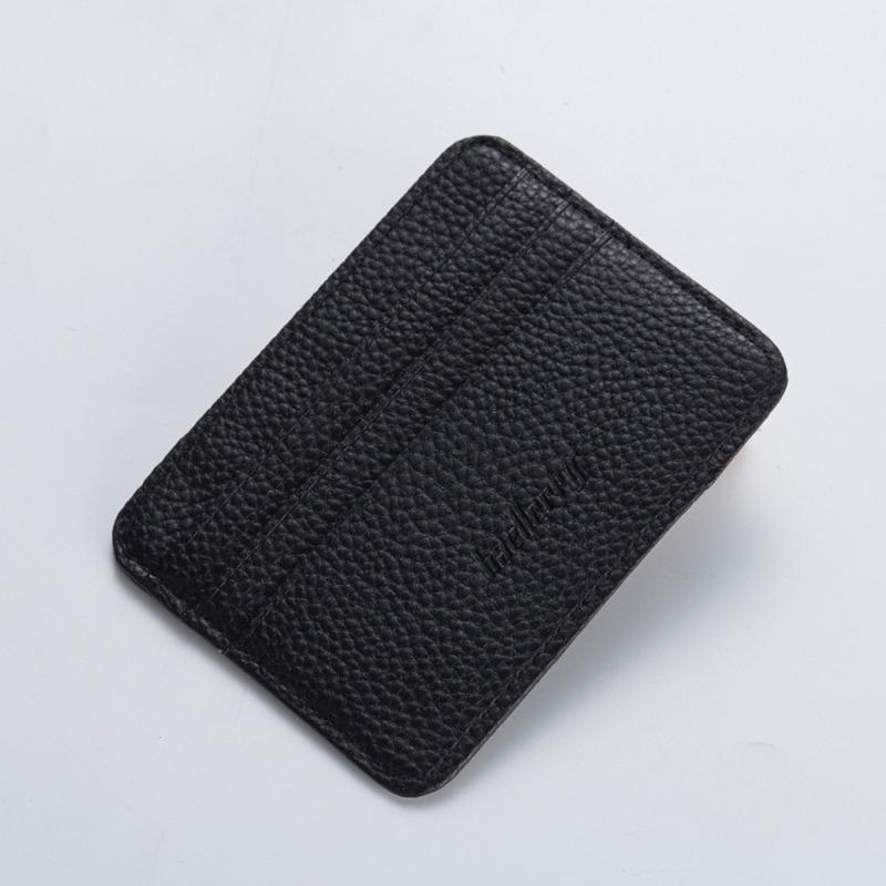 Minimalist Wallet Business Bank Credit ID Card Holder for Men Women Purse Ultra Thin Mini Money Case PU Leather Card Cover Pouch