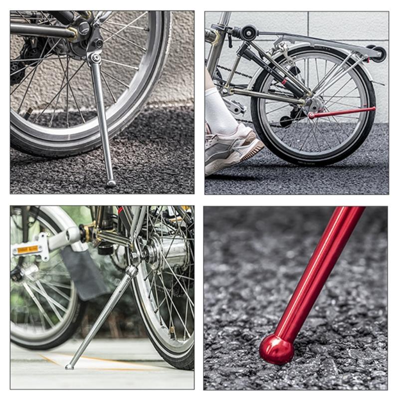 Height Adjustable Bike Stand Children Bicycles Kickstand Road Bike Kickstand Outdoor Cycling Accessory