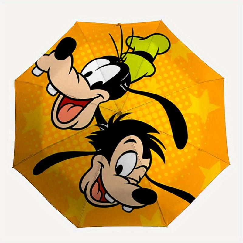 

1pc Goofy Automatic Open/close Folding Umbrella, Compact Portable Travel Umbrella, Perfect Gift for FriendsCute Umbrella yy250812035
