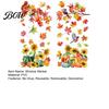 Seasonal Store Window Decorations Autumn Harvest Decals, Sunflower Maple Leaf Pumpkin Bird Static Cling Stickers, No Glue Glass Decals Reusable