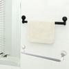 Aluminum Zinc Zinc Alloy Vacuum Suction Cup Towel Rack Non-punching Towel Holders  for Kitchen