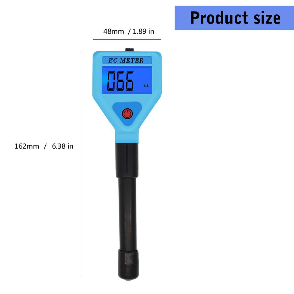Electrical Conductivity Sensors Aquarium Water Tester Practical Water Quality Analyzer for Home Tanks and Fish Farms