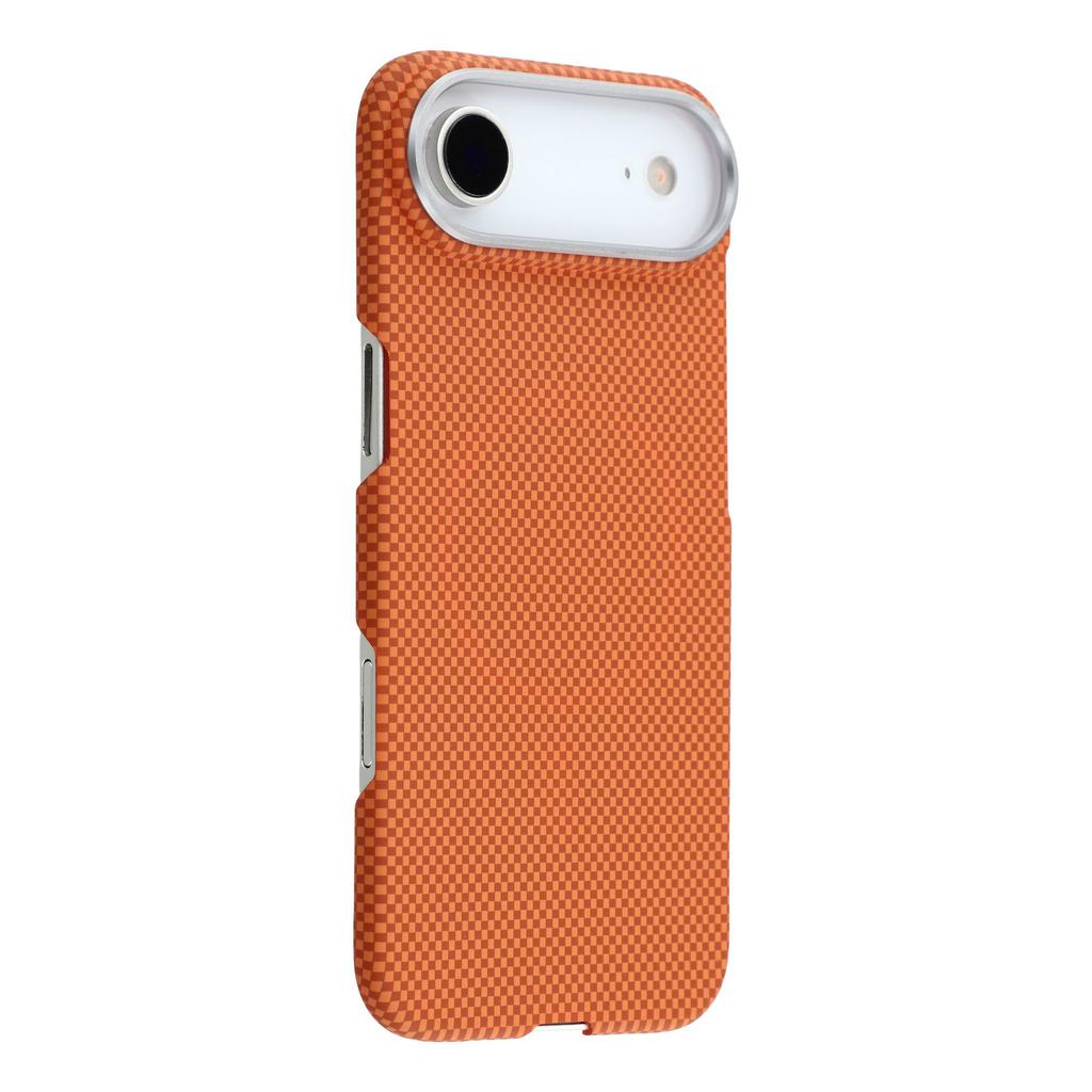 For iPhone Air Case Compatible with MagSafe Carbon Fiber Texture PC Phone Back Cover