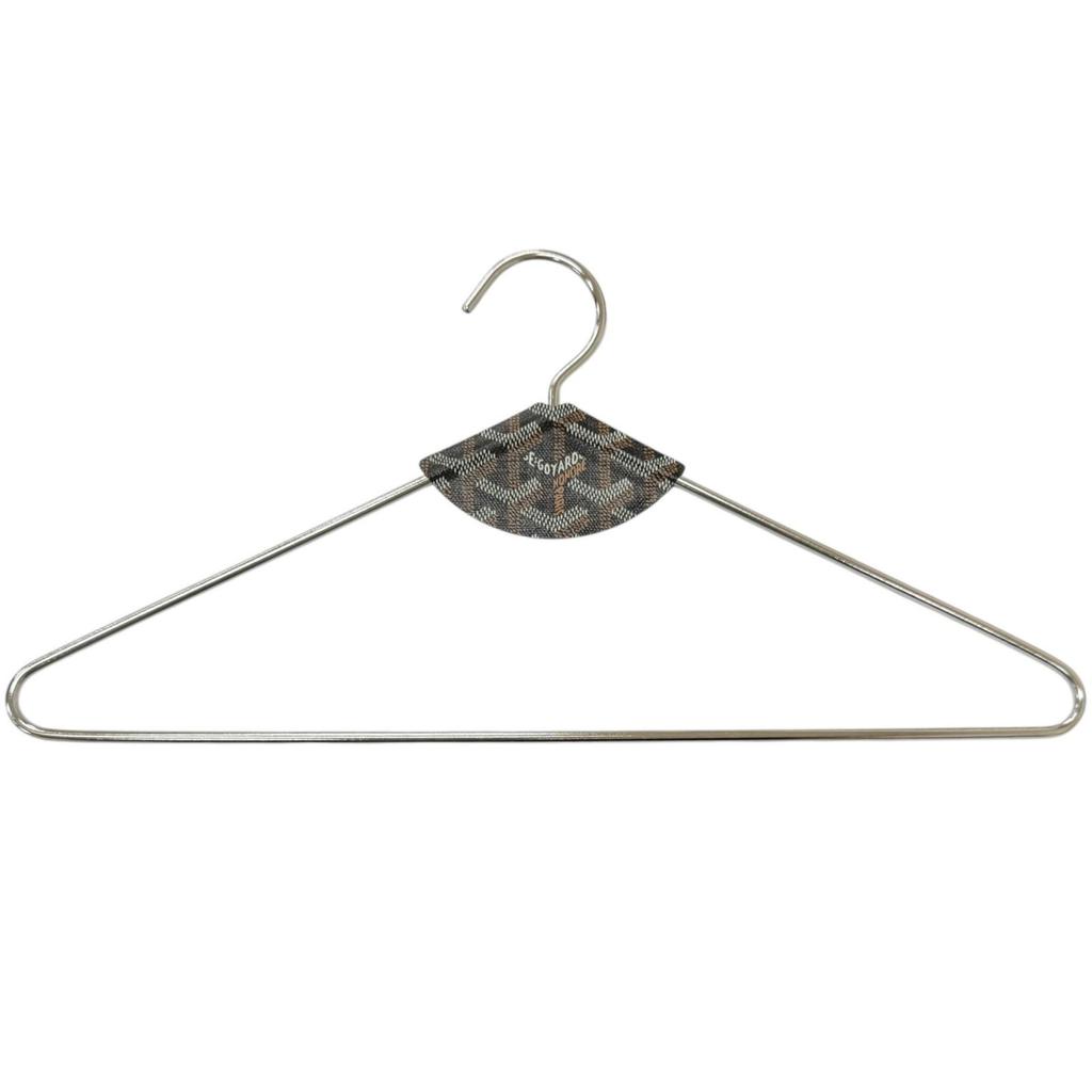 Great GOYARD Pair Hanger Libre Metal (Set of 2) Silver Gojardin Canvas mens Used