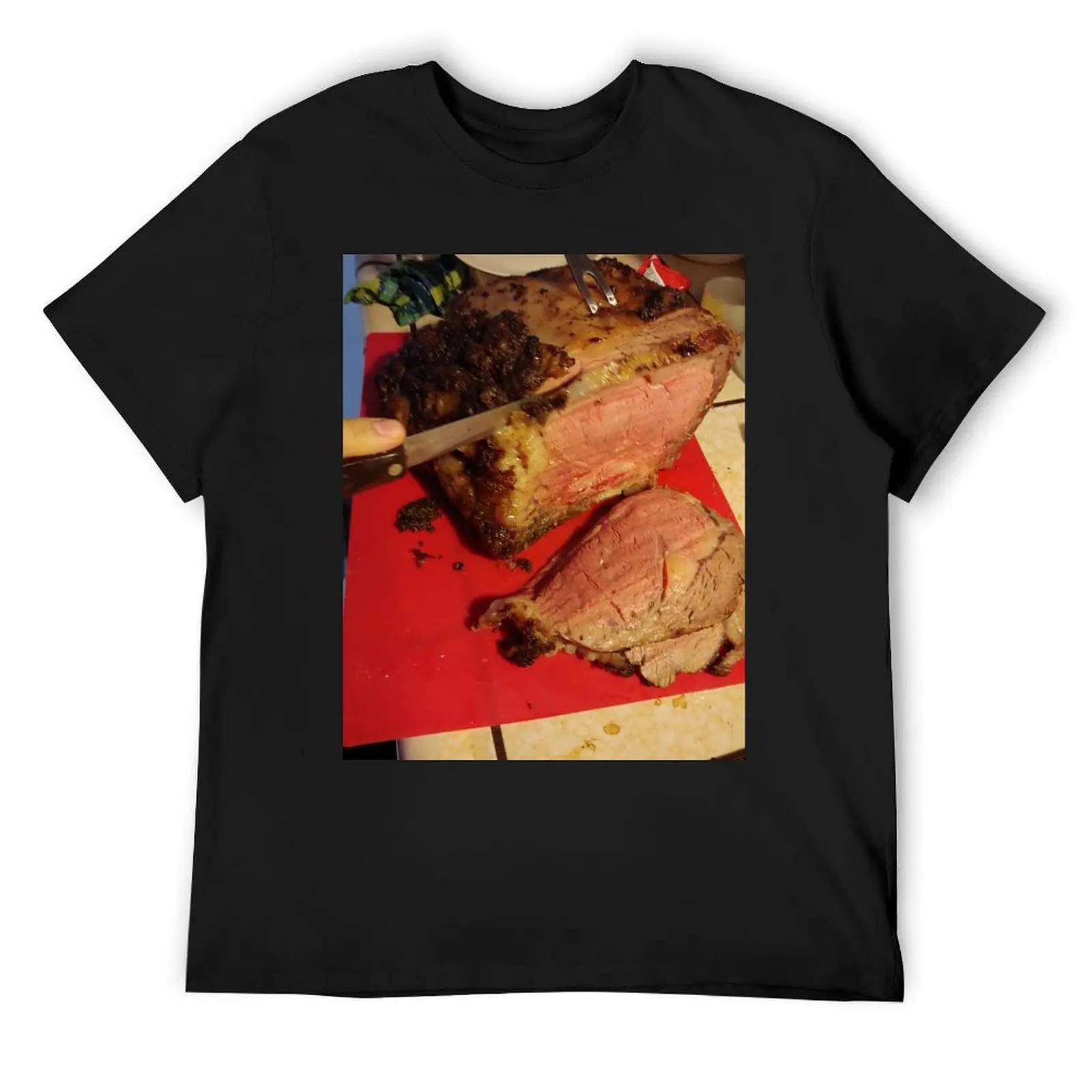 

Prime Rib T-Shirt Customs Sweat Черные футболки для мужчин S белый