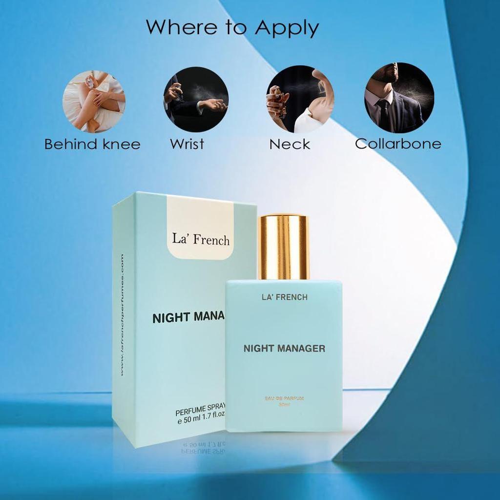 La French Night Manager Unisex Perfume 50ml | Eau de Parfum | Luxury Long-Lasting Perfume