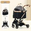 Lightweight Pet Stroller: Foldable, Detachable for Small Dogs & Cats - Ideal for Outdoor Use