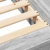 Grey Sonoma Bed Frame 150 x 200 cm Particleboard