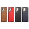 S25+ Samsung S26 Ultra Soft Leather Anti-Drop Phone Case with Plain Design for S24fe