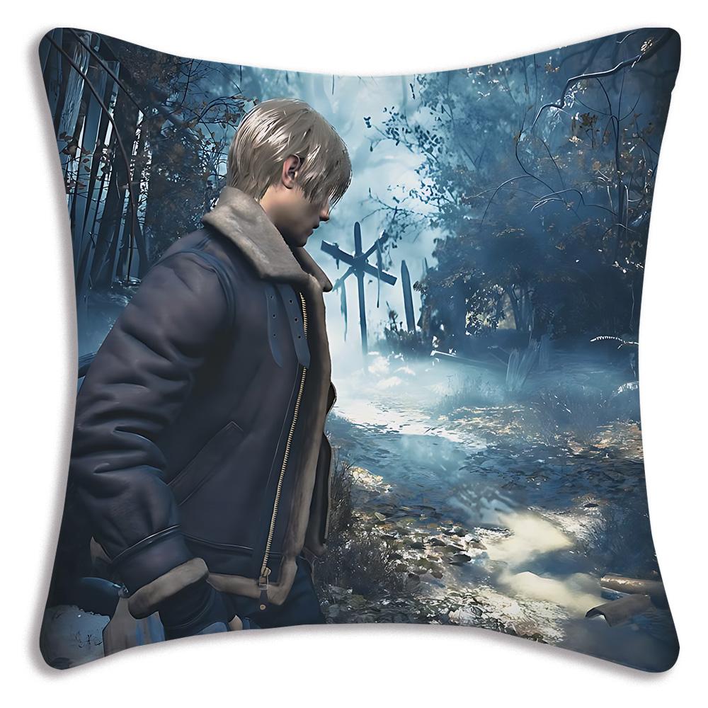 Movie ResidentS Evil Umbrellas Pillow Covers Cartoon Sofa Decorative Home Double-sided Printing Short Plush Cute Cushion Cover