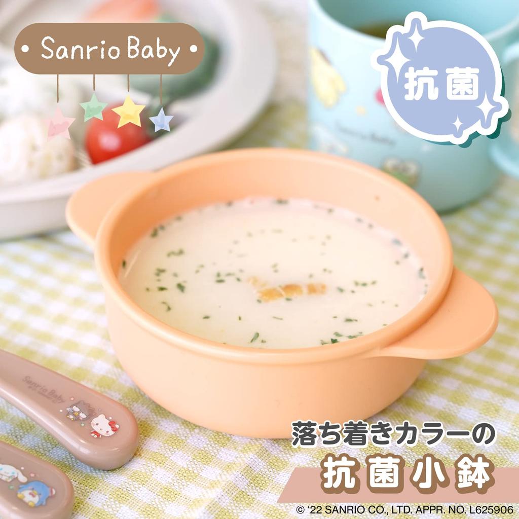 LEC Sanrio Baby Antibacterial Small and Boilable Bowl, 220ml, Microwave, Dishwasher,