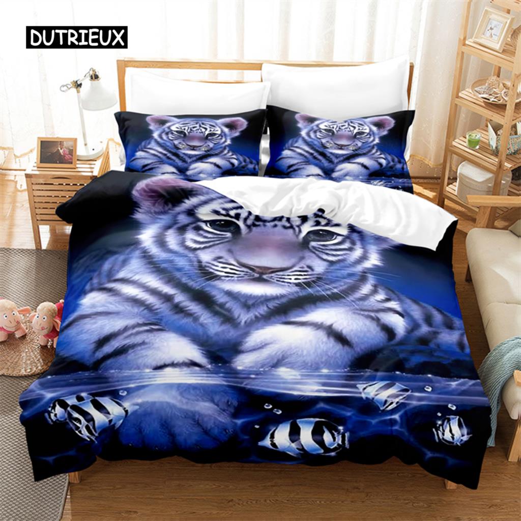 Ferocious Animals Bedding Set Duvet Cover Set 3d Bedding Digital Printing Bed Linen Queen Size Bedding Set Fashion Design