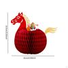 Chinese Year Horse Honeycomb Centerpiece Spring Festival Table Decoration Sturdy Topper