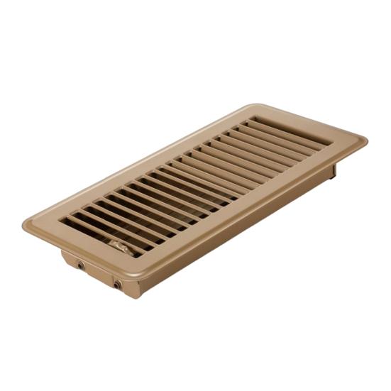 

Регулируемая крышка вентиляционного отверстия пола, ударопрочная, универсальная, простая установка, нержавеющая, сменные детали для крышки вентиляционного отверстия пола коричневый