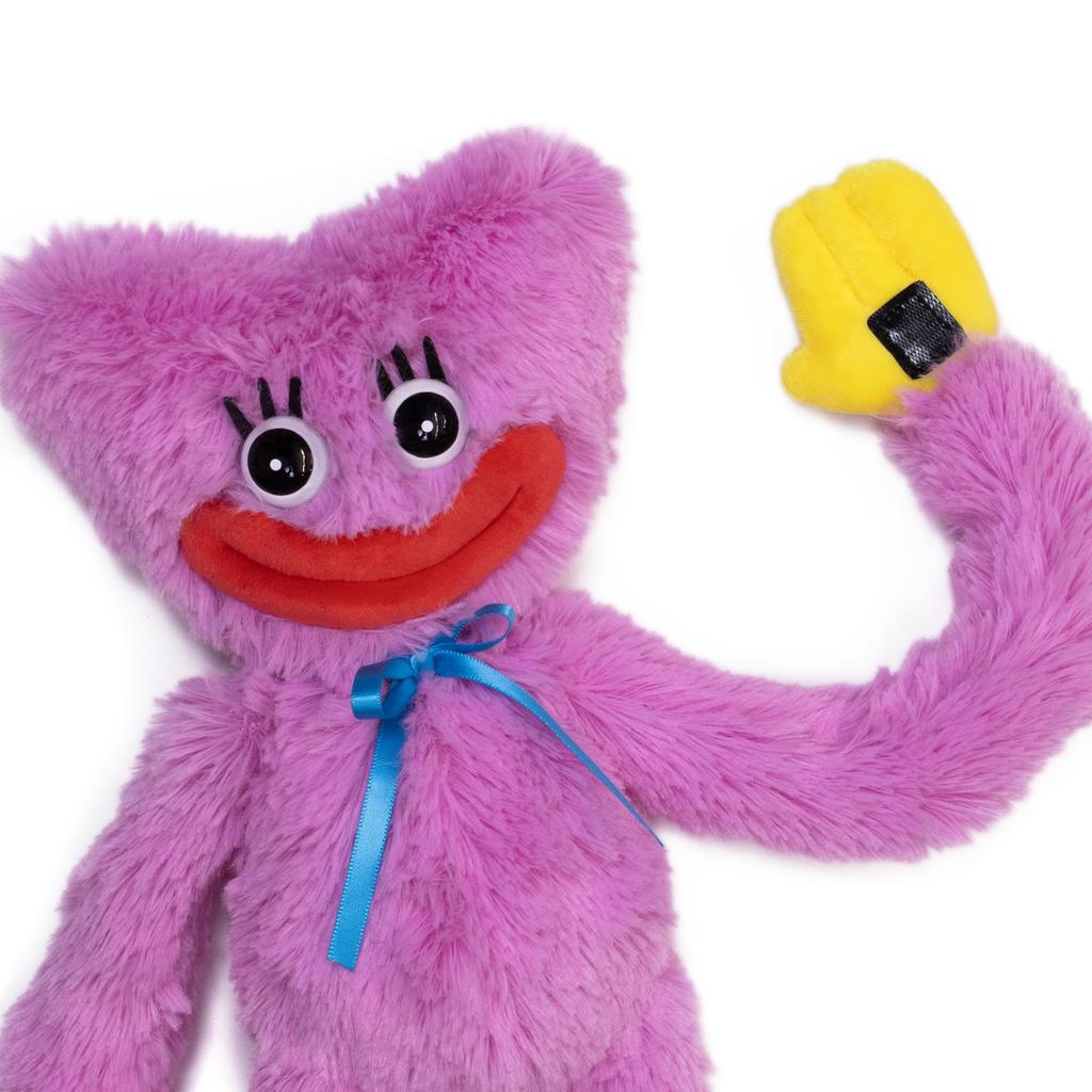 Poppy Playtime Huggie Woggy Plush Toy - Collectible Toy for All Ages (19-inch Smiling Kissy Miss)
