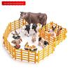 Cross-border Ranch Animal Farm Model Picket Fence Scene Decoration Ornaments
