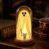 Halloween Light Up Table Decoration Shaped LED Lamp with Figurine for Indoor Party Scene Arrangement Battery Operated Prop