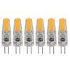 6PCS Durable 2W G4 Light Bulb 180lm 120V G4 LED Bulb G4 Bulb Bedroom