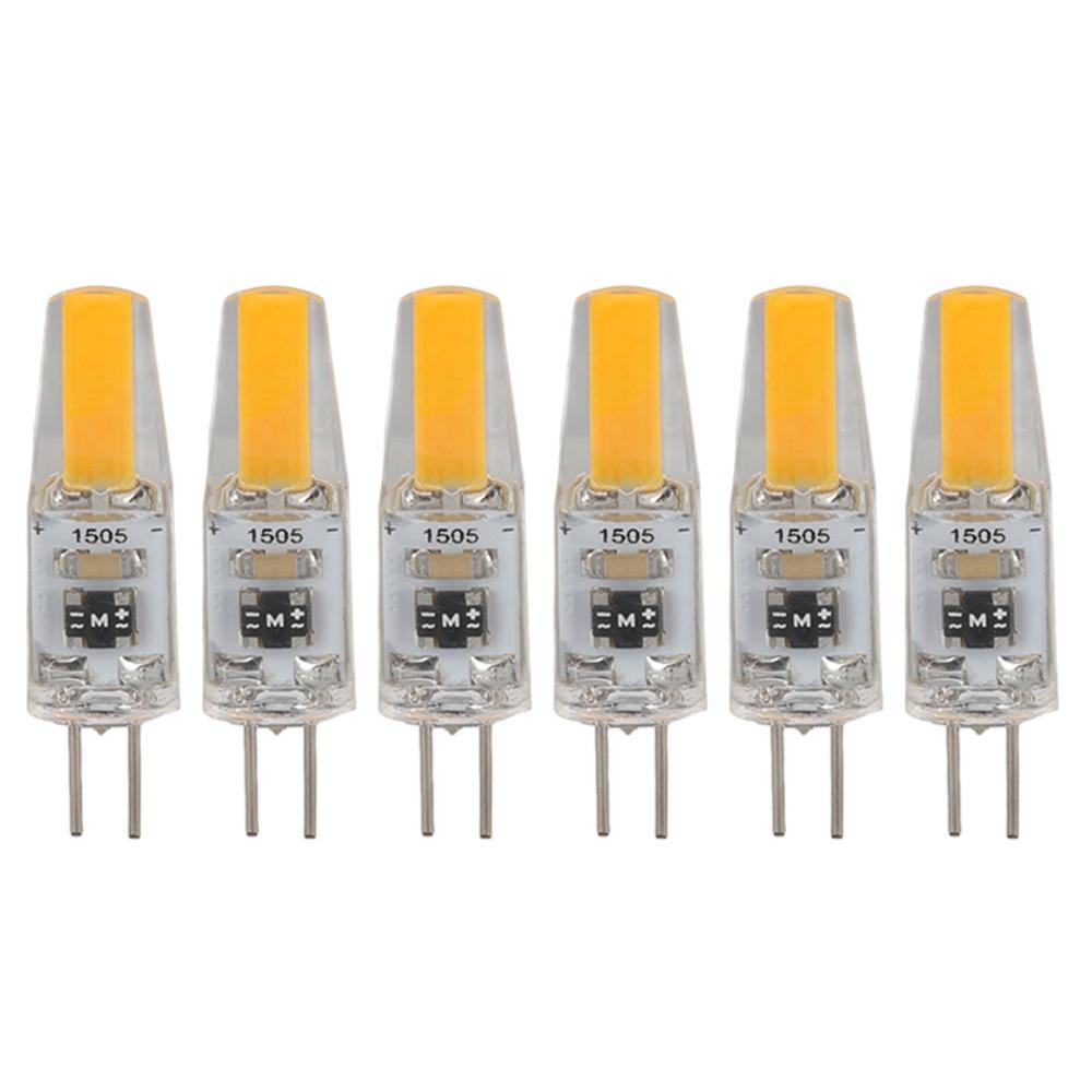 6PCS Durable 2W G4 Light Bulb 180lm 120V G4 LED Bulb G4 Bulb Bedroom