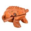 Thai Toad Wooden Frog Carving - Creative Fish Ornament & Travel Souvenir Gift