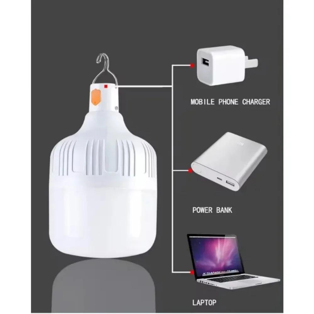 Tent Camping Lamp With Battery Flashlight Light Lights USB Portable Rechargeable Led Lamp Charging Equipment Emergency Outdoor