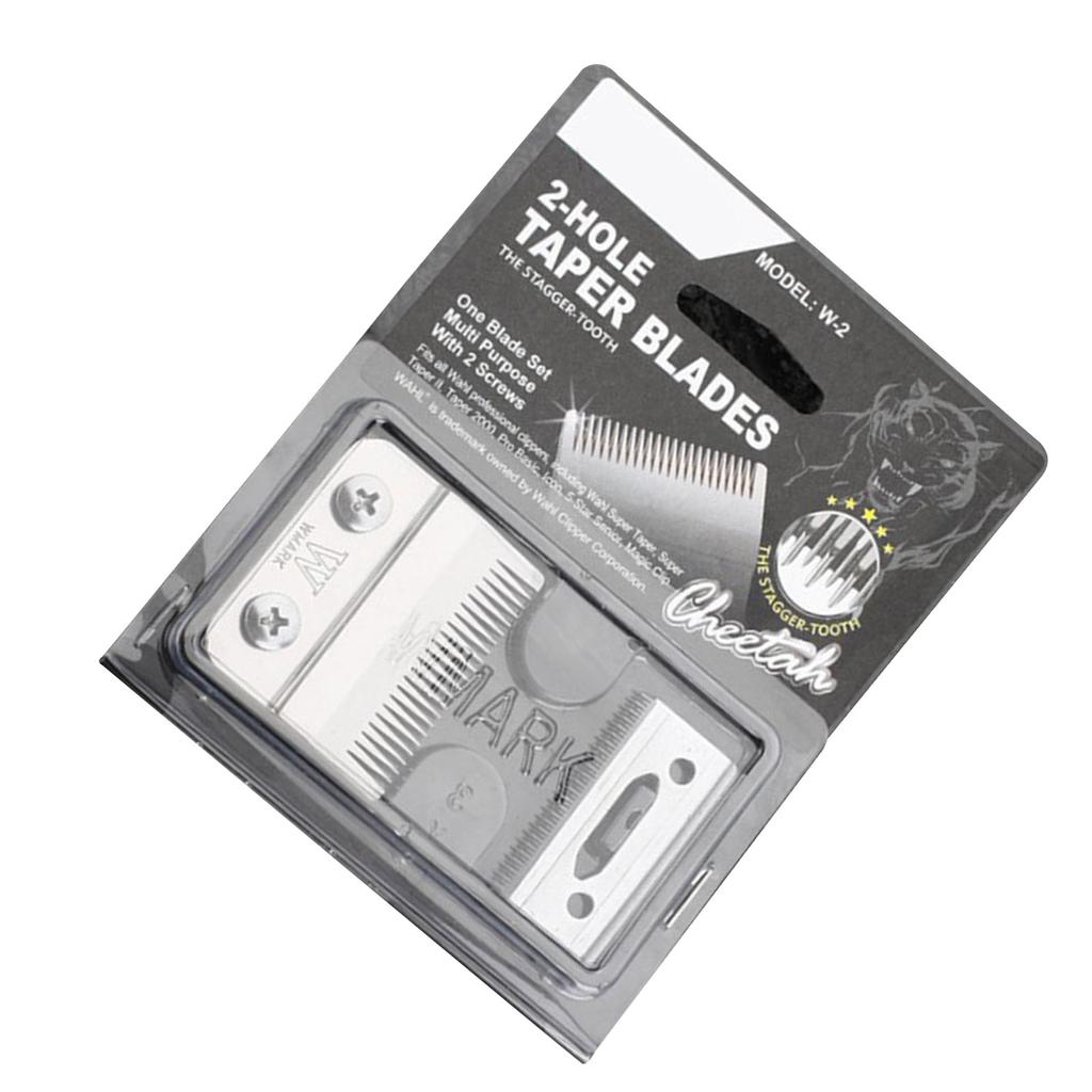 Hair Trimmer Blade Electric Hair Clipper Blade Stainless Steel Silver Professional Beard Trimmer Blade for Kemei Clipper