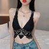 2024 Sexy Tops for Womens Lace Crop Top Woman Tank Tops Off Shoulder V-neck Sleeveless Camis for Women Backless Camisole