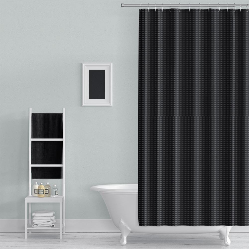 Waterproof Shading Curtain Solid Color Bathroom Partition Curtain  Toilet