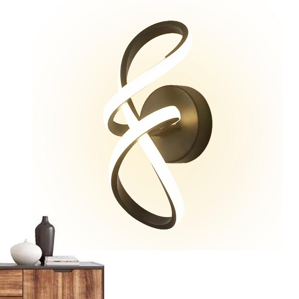 Hallway Light Modern Ceiling Light Indoor Lighting Interior Three-Color Variable Spiral Lamp Living Room Decoration Energy