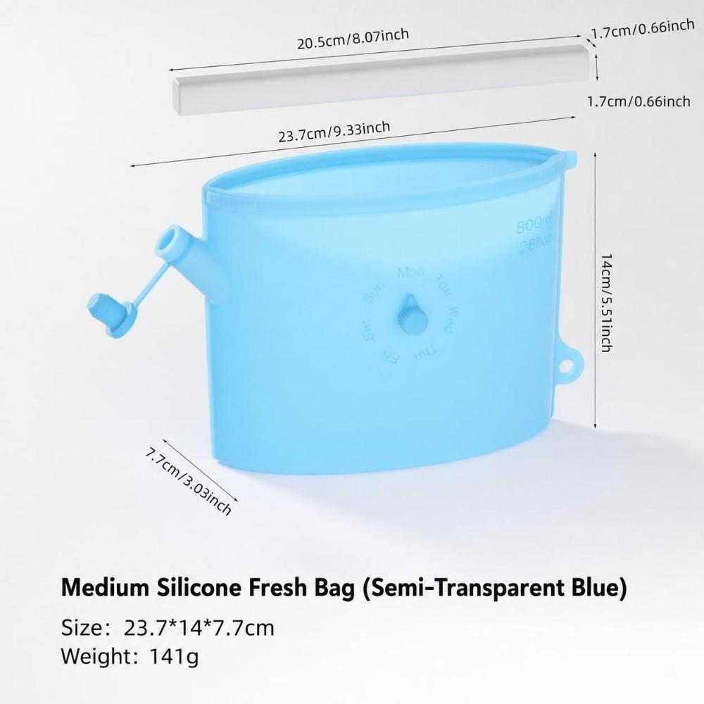 Reusable Food Preservation Bag Moisture-proof Food Packaging Bag  for Kitchen