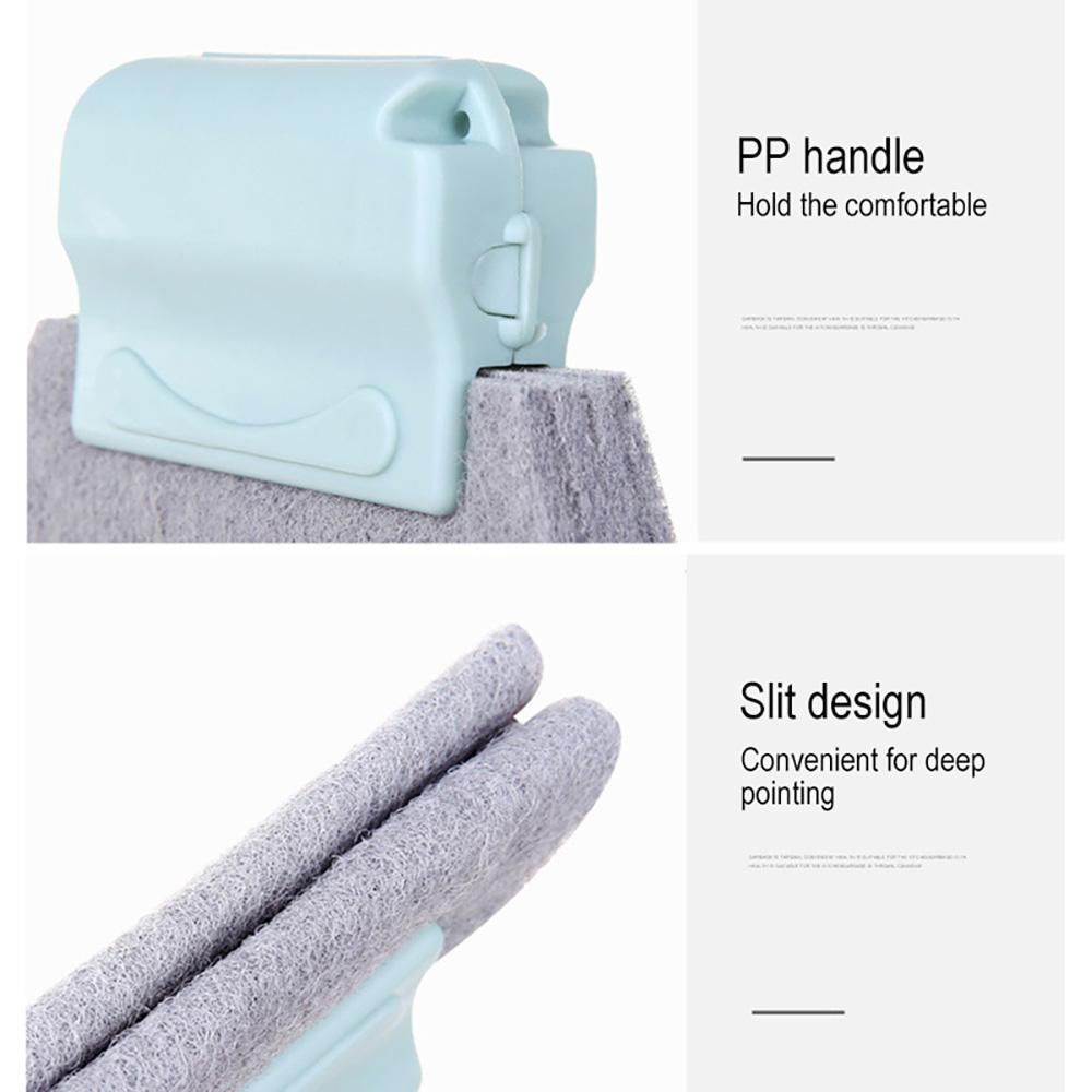 Multi functional 2-in-1 window groove cleaning brush,door and window groove brushglass window groove dead corner brush,gap brush