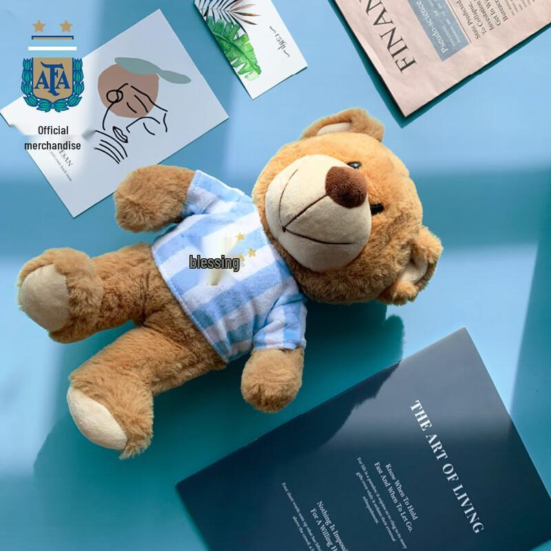 Argentina National Team World Cup Messi Bear Soothing Doll
