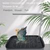 USB Parrot Bird Bath Tub Automatic Bird Bathtub Shower Fountain  Pet Supplies