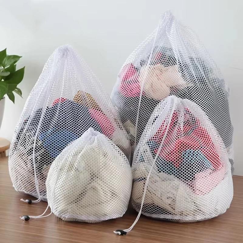

Large Washing Laundry Bag Mesh Organizer Net Dirty Bra Sock Underwear Shoe Storag Wash Bag Machine Cover Clothes Travel Wash Bag 30x40